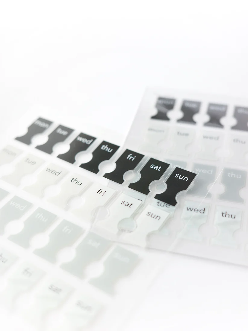 Nyret PET Sticker Sheets - Days