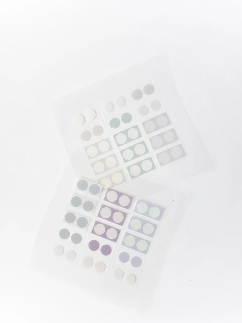 Nyret PET Sticker Sheets - Dot Pastel