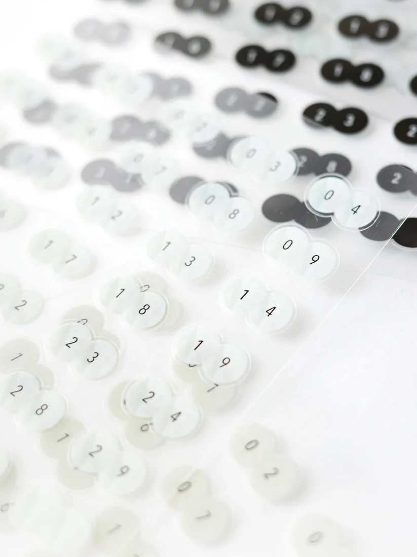 Nyret PET Sticker Sheets - Numbers