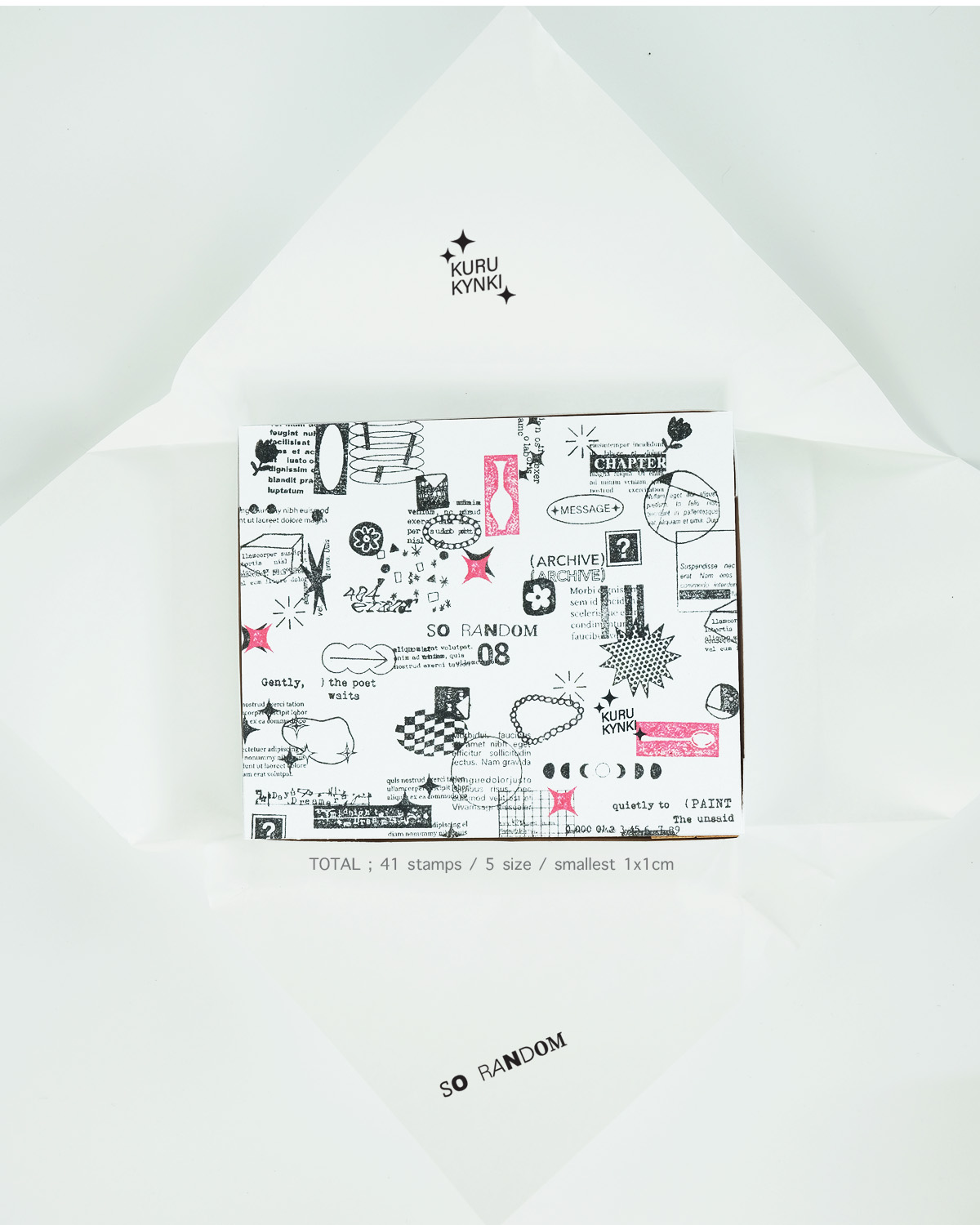 Kurukynki So Random Rubber Stamps