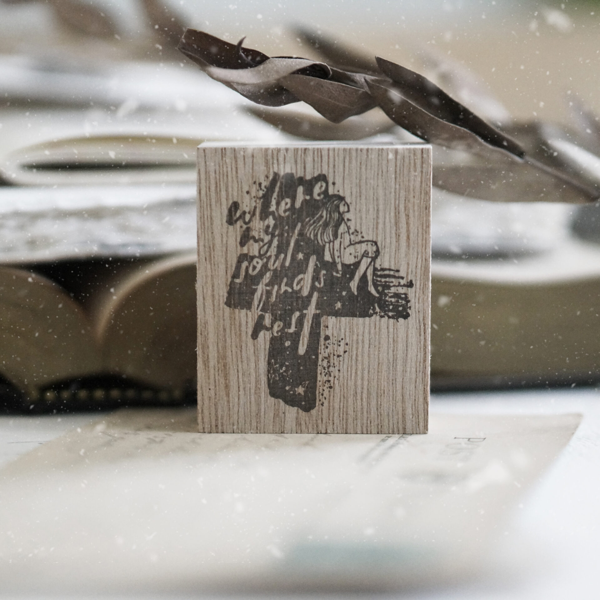 Black Milk Project Prayer Rubber Stamp - Rest