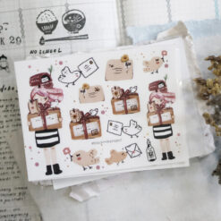 Black Milk Project Stickers - Delivery Girl (Mini sticker sheet)