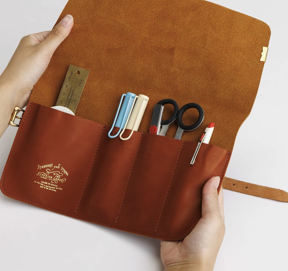 The Superior Labor Glove Leather Pen Roll