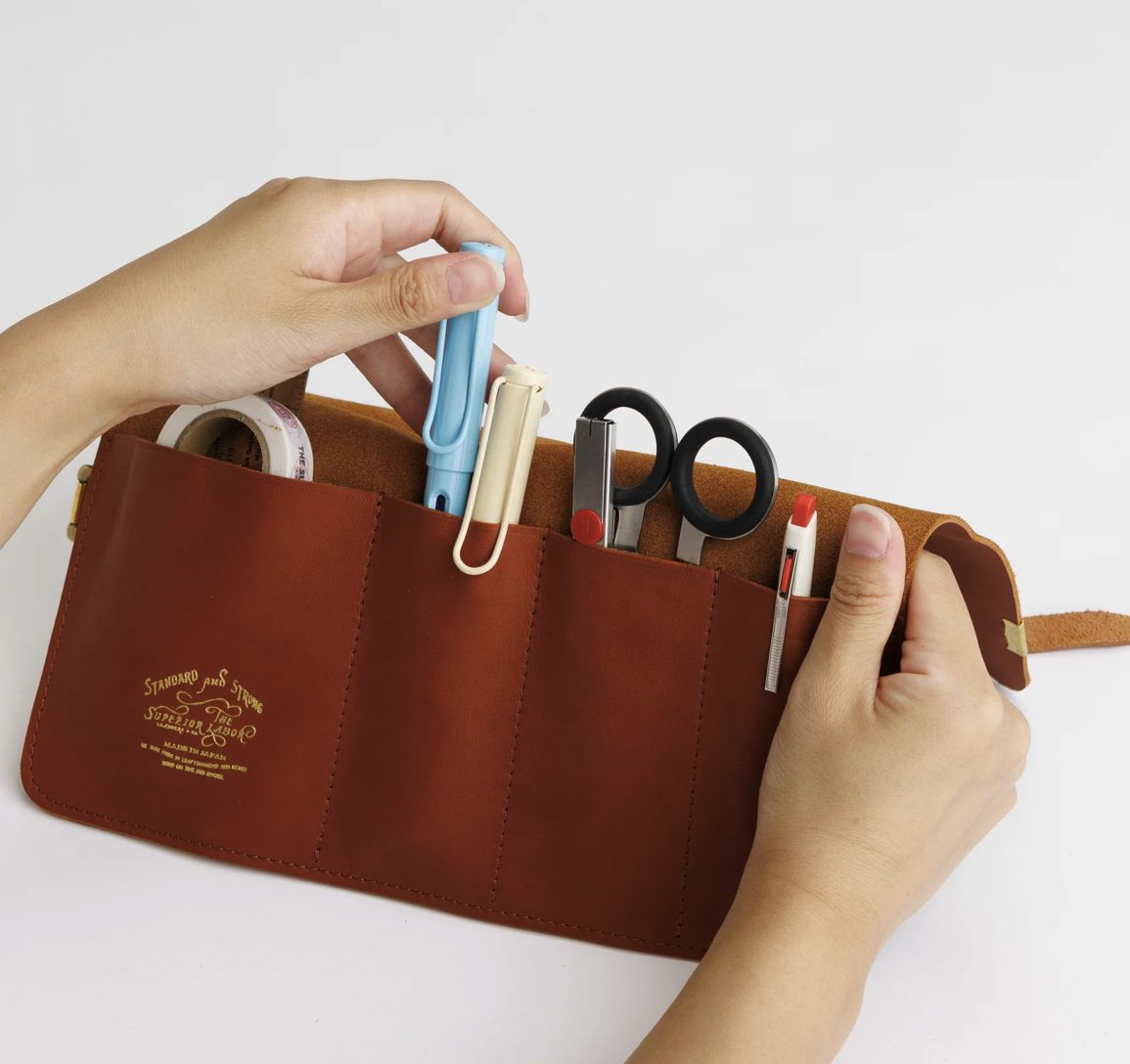 The Superior Labor Glove Leather Pen Roll - Image 5