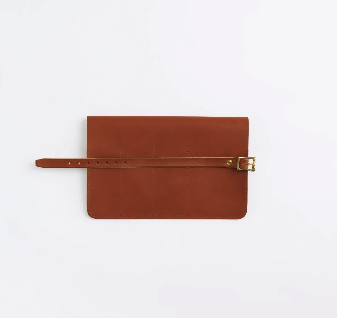 The Superior Labor Glove Leather Pen Roll Cognac