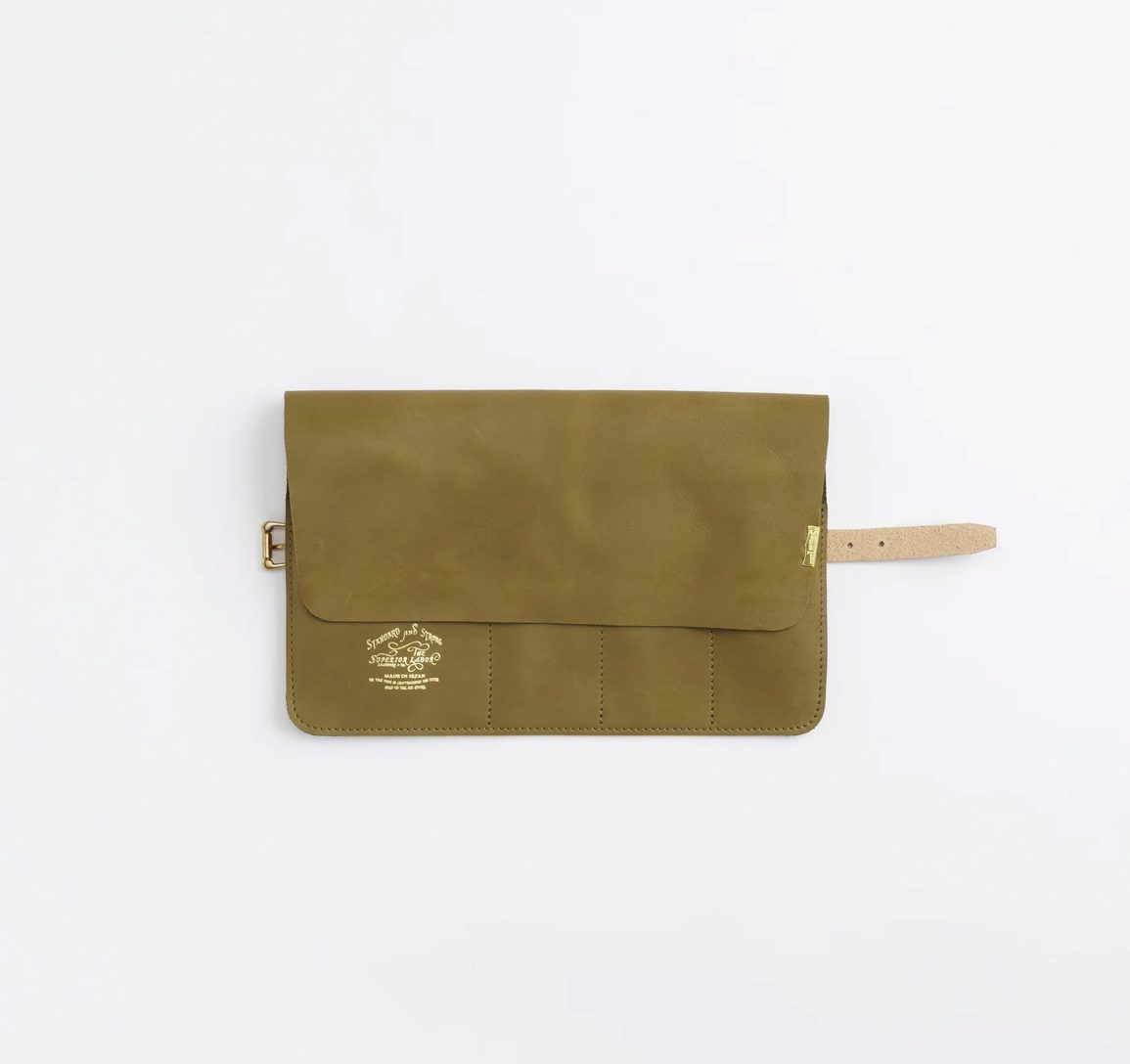 The Superior Labor Glove Leather Pen Roll Olive