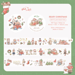 Sho Little Happiness Beary Christmas PET Tape