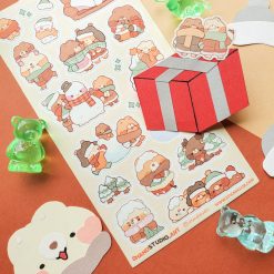 STICKII Sticker Sheet - Holiday Bears