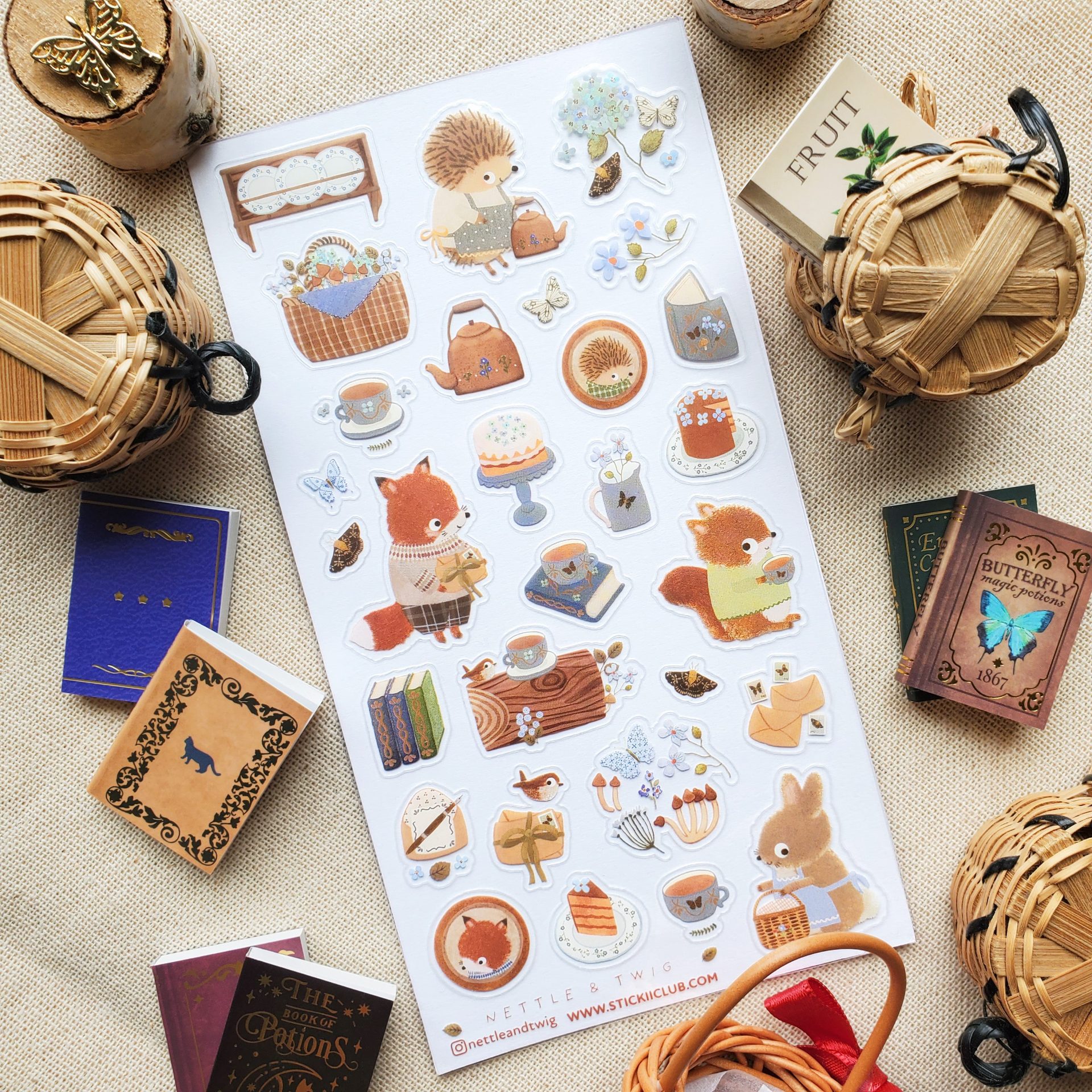 STICKII Sticker Sheet - Sweet Forest Gatherings