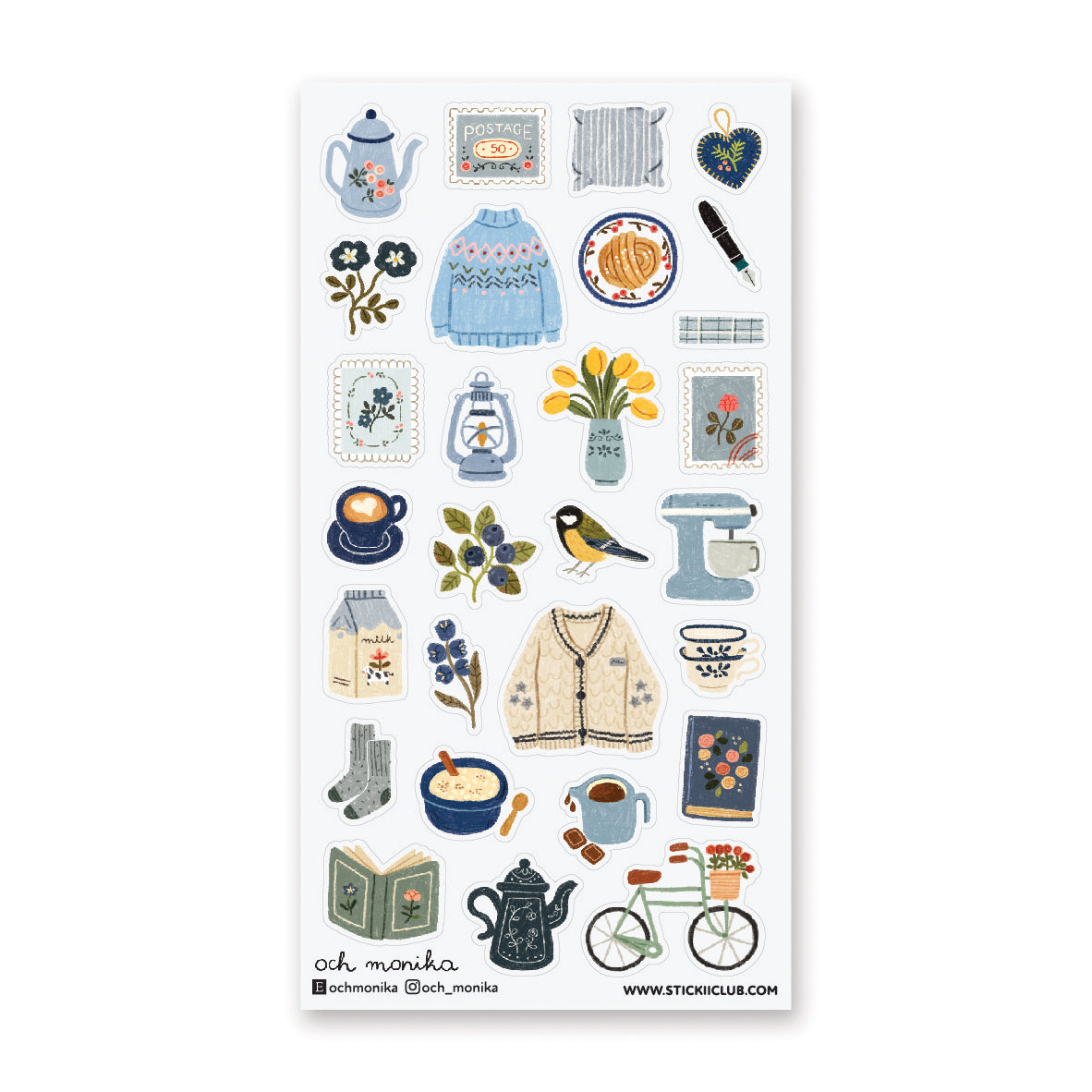STICKII Sticker Sheet - Sweater Weather Joy