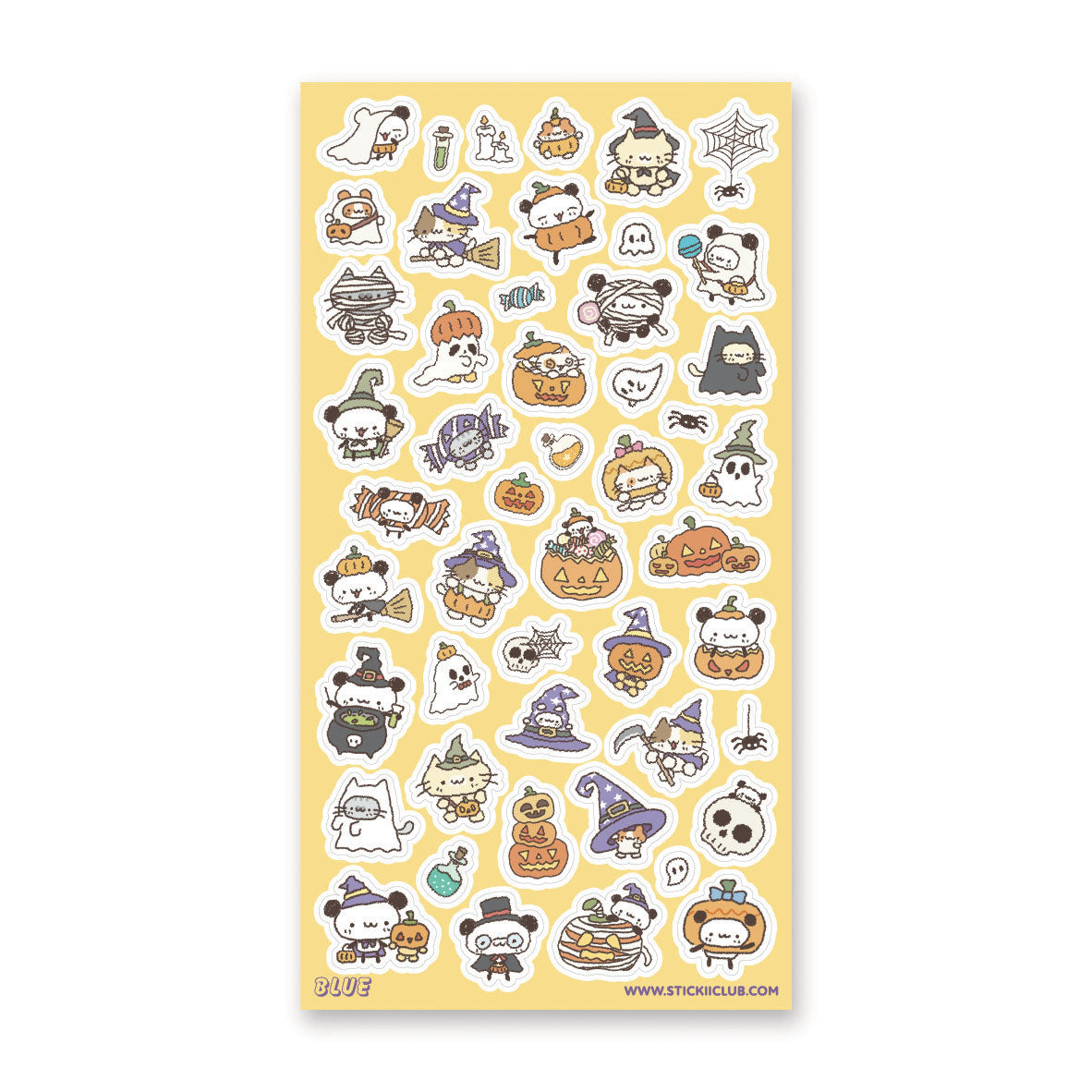 STICKII Sticker Sheet - Kawaii Halloween
