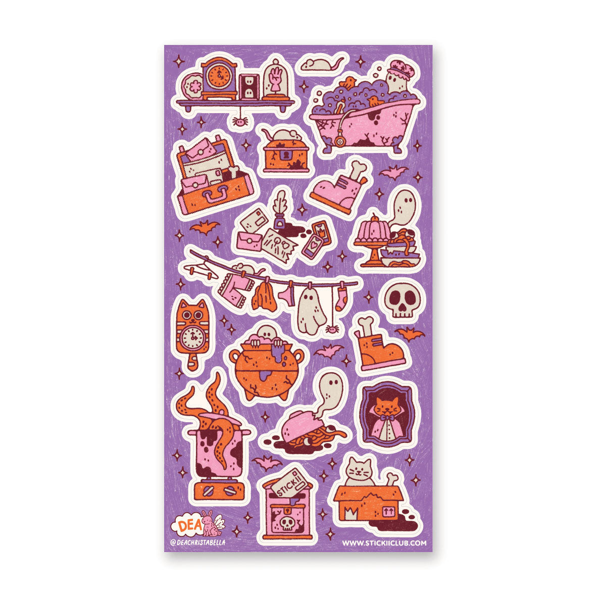 STICKII Sticker Sheet - Spookii Home