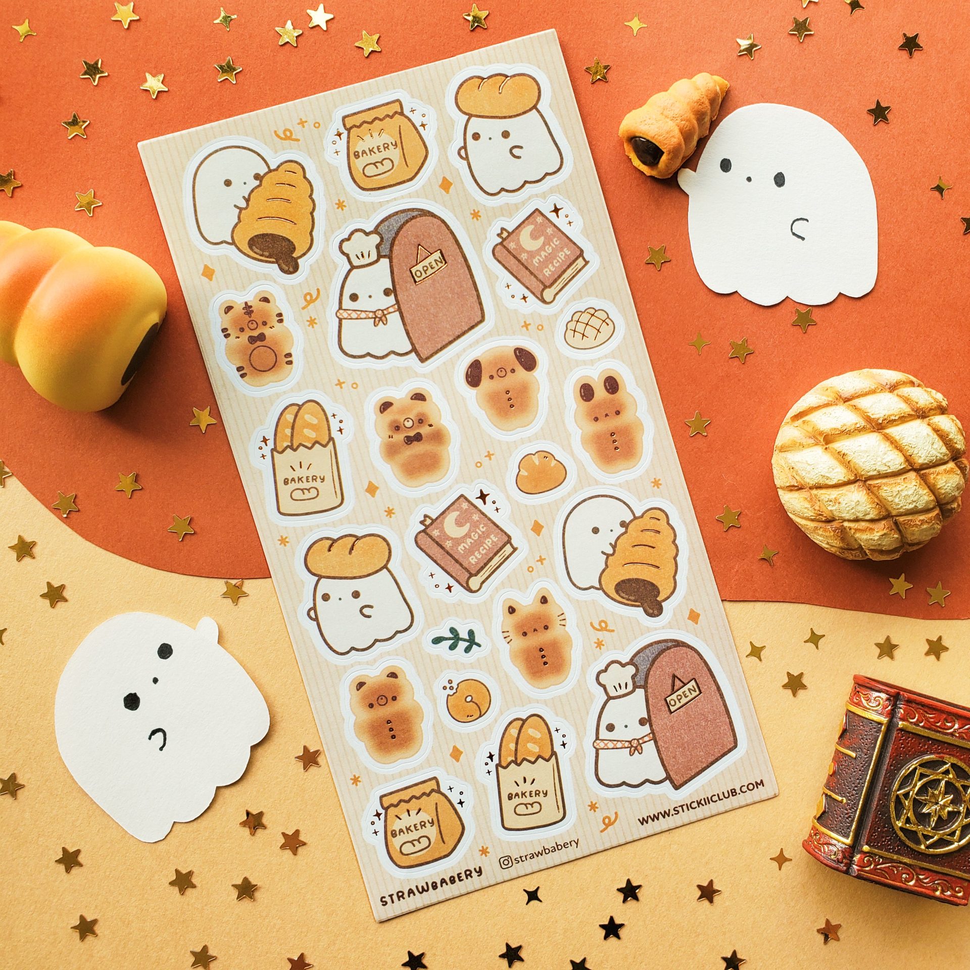 STICKII Sticker Sheet - Boo's Bake Shop