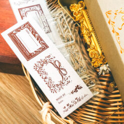 Meow Illustration Daily Express rectangle crystal date stamp set