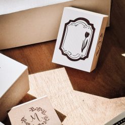 Meow Illustration Tulip Signboard Rubber Stamp - Collector Mr.M Series