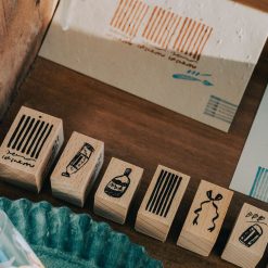 Meow Illustration The Tidy Mess Stamp Set - Little Corner Store