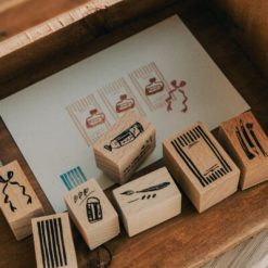 Meow Illustration The Tidy Mess Stamp Set - Tiny Theater