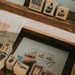 Meow Illustration The Tidy Mess Stamp Set - Tiny Theater