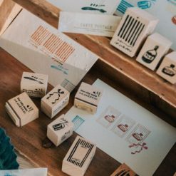 Meow Illustration The Tidy Mess Stamp Set - Tiny Theater