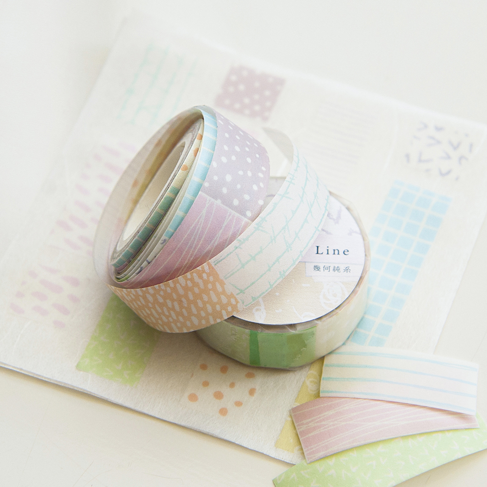 MU Sectioned Washi Tape - Pure Line