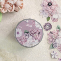 Loidesign Glossy PET Tape - Cloth Flowers