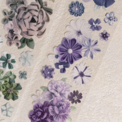 Loidesign Glossy PET Tape - Cloth Flowers