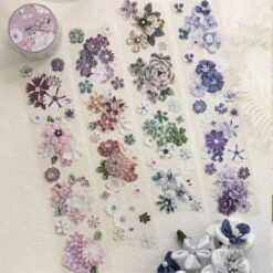 Loidesign Glossy PET Tape - Cloth Flowers