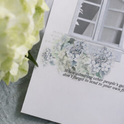 Loidesign Glossy PET Tape - Rain Colour Hydrangeas