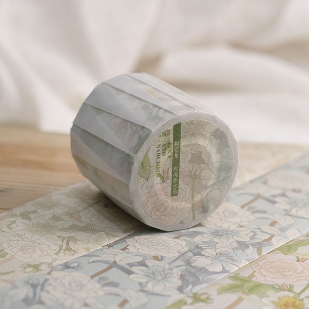 Loidesign Washi Tape - Rose and Narcissus