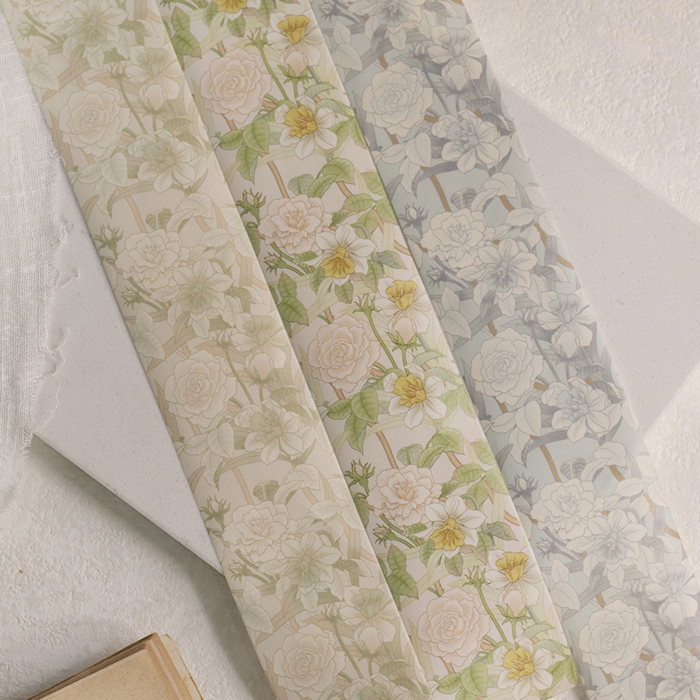 Loidesign Washi Tape - Rose and Narcissus