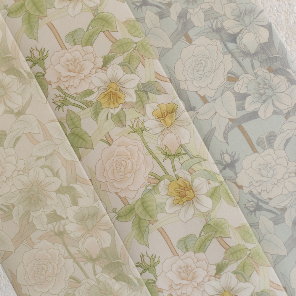 Loidesign Washi Tape - Rose and Narcissus