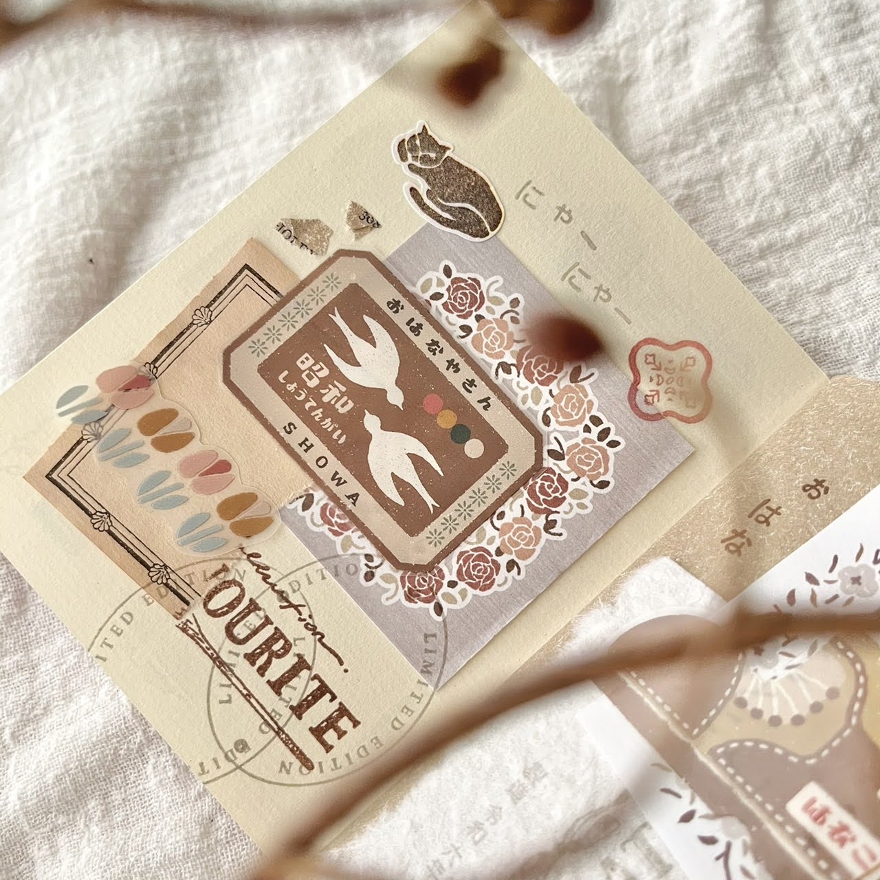 Breezy Studio Matte PET Tape - Flowers & Branches