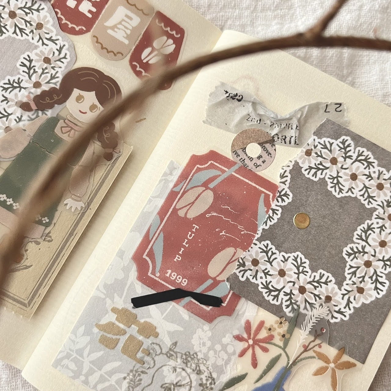 Breezy Studio Matte PET Tape - Flower Shop