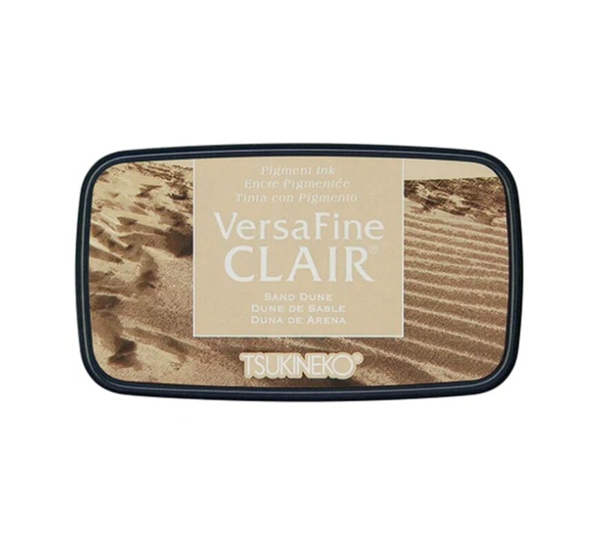 Tsukineko VersaFine Clair Pigment Ink - Sand Dune (NEW colour)