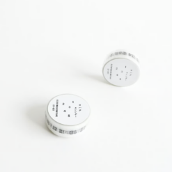 Yohaku Clear Masking Tape - Calendar