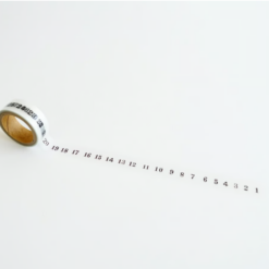 Yohaku Clear Masking Tape - Calendar