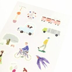 Miki Tamura Stickers - Down Town
