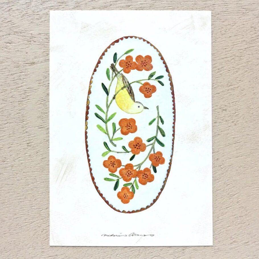 Cozyca Midori Asano Postcard Set - Birds