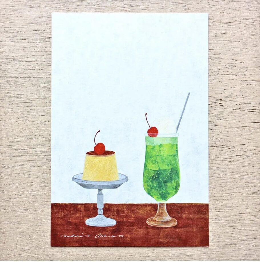 Cozyca Midori Asano Postcard Set - Three O'clock