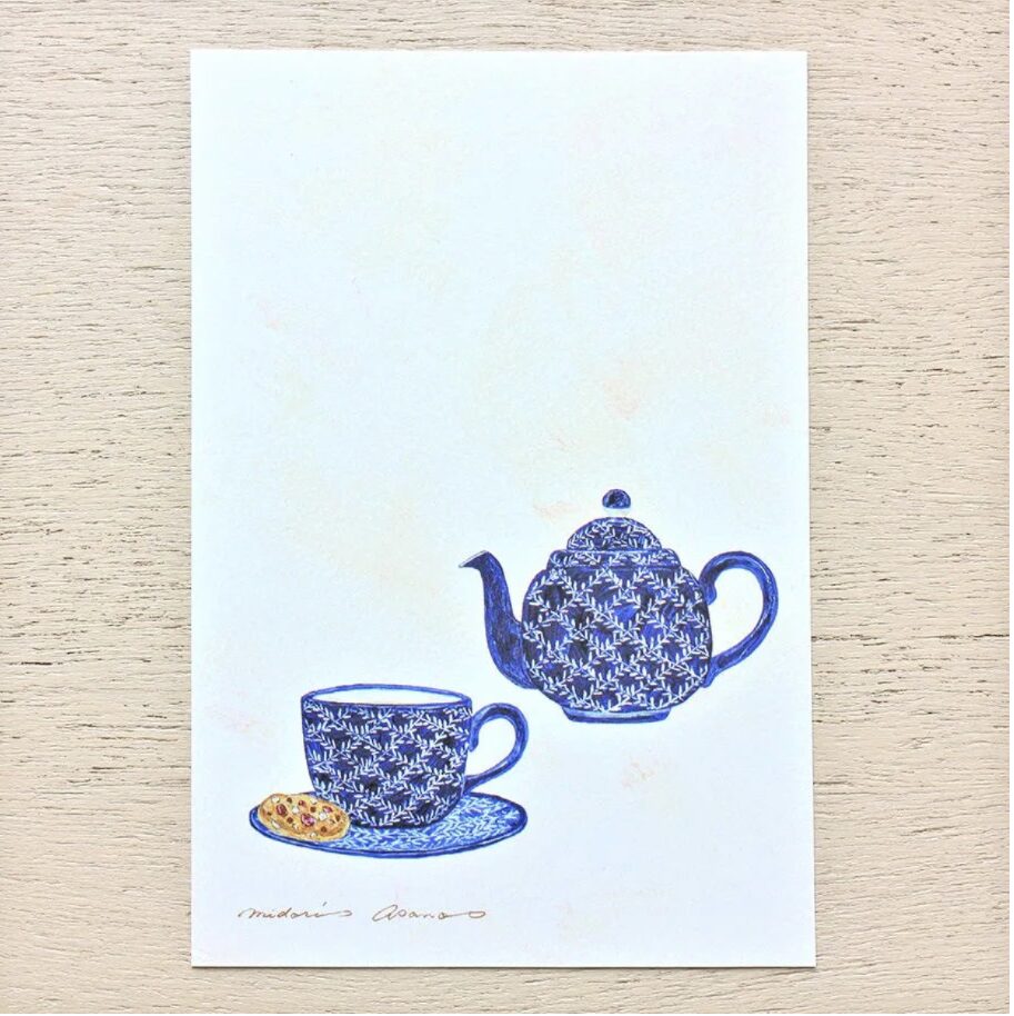 Cozyca Midori Asano Postcard Set - Three O'clock
