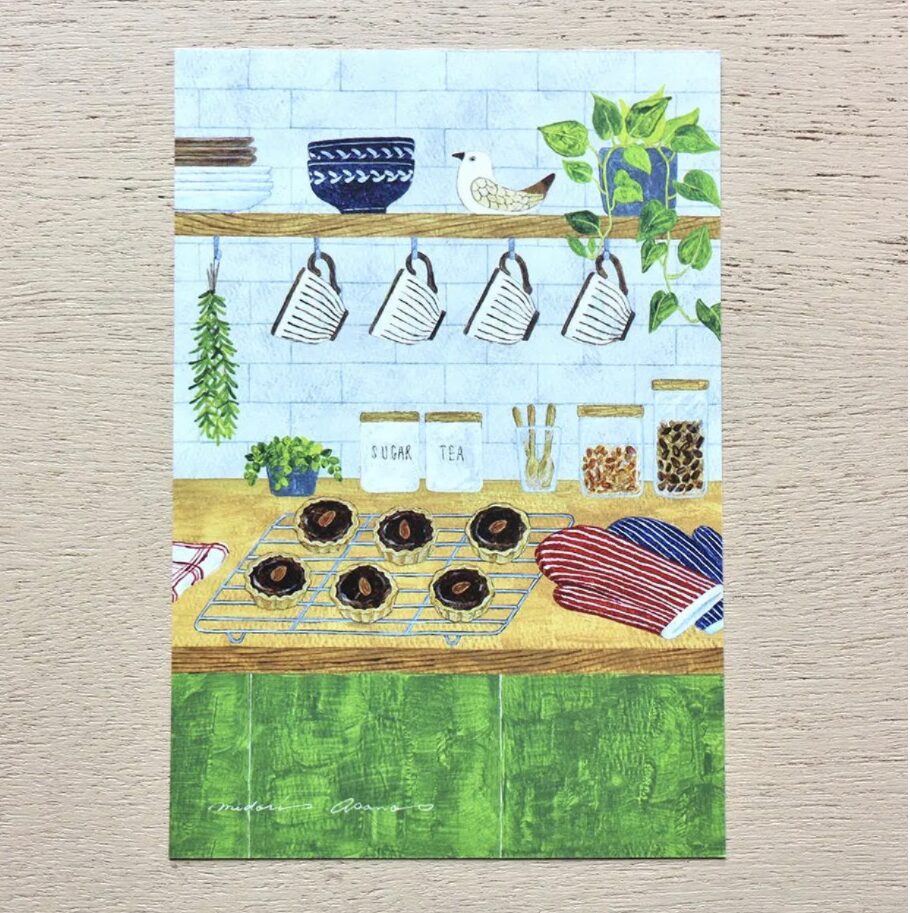 Cozyca Midori Asano Postcard Set - Three O'clock