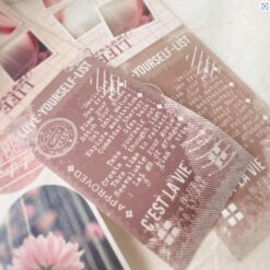 Journal Pages PET Tape - Dear You