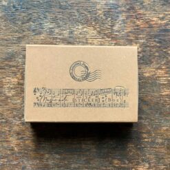 Journal Pages Letterpress Label Sticker Set - Music Note