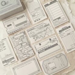 Journal Pages Letterpress Notecards Set - Let’s Travel