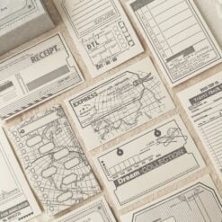 Journal Pages Letterpress Notecards Set - Let’s Travel