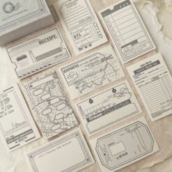 Journal Pages Letterpress Notecards Set - Let’s Travel
