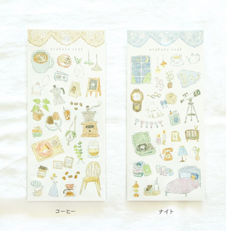 Mind Wave Utakata Stickers (6 designs)
