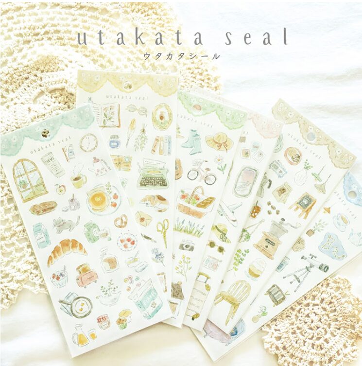 Mind Wave Utakata Stickers (6 designs)