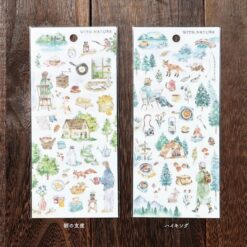 Mind Wave With Nature Stickers (6 designs)