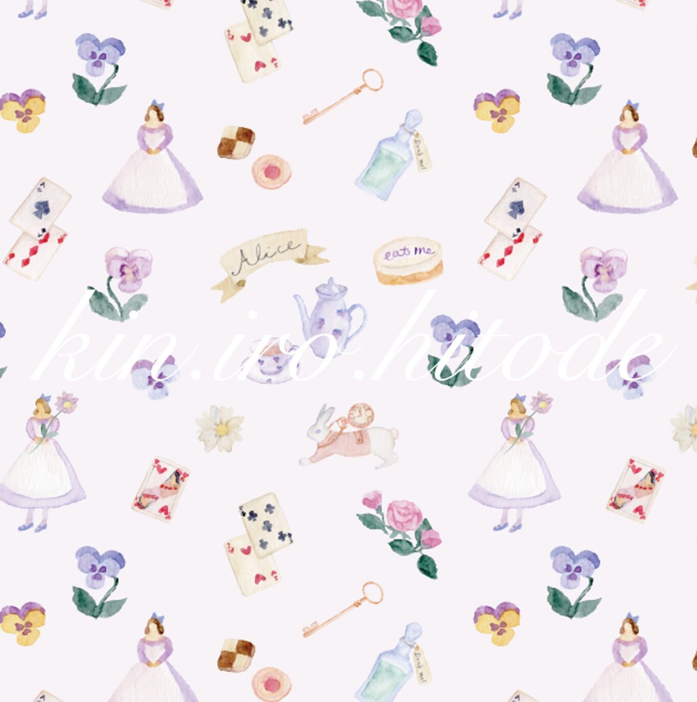 Kin.Iro.Hitode Letter Set - Alice in Wonderland